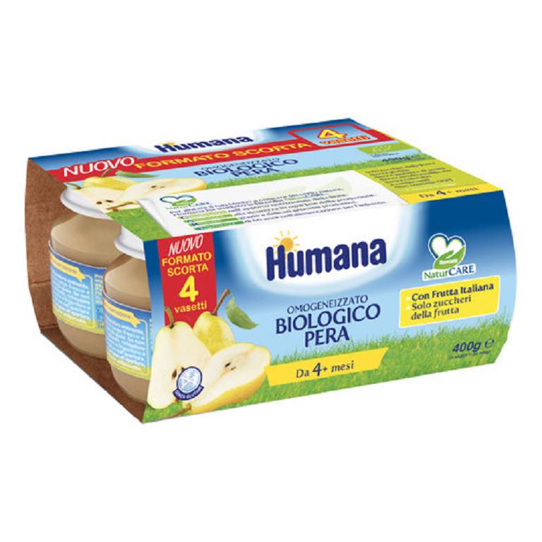 HUMANA OMOG PERA BIO 4X100G